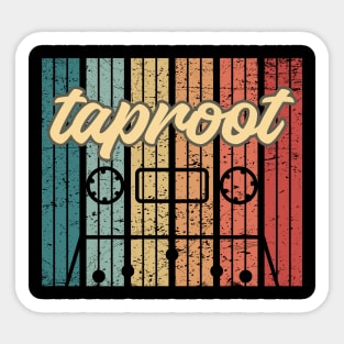 taproot cassette retro vintage Sticker